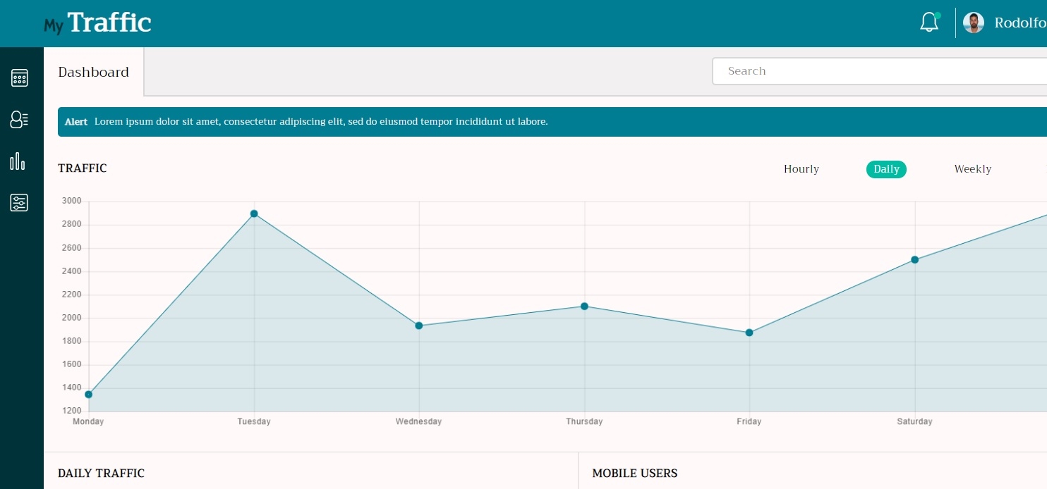 WebbApp Dashboard