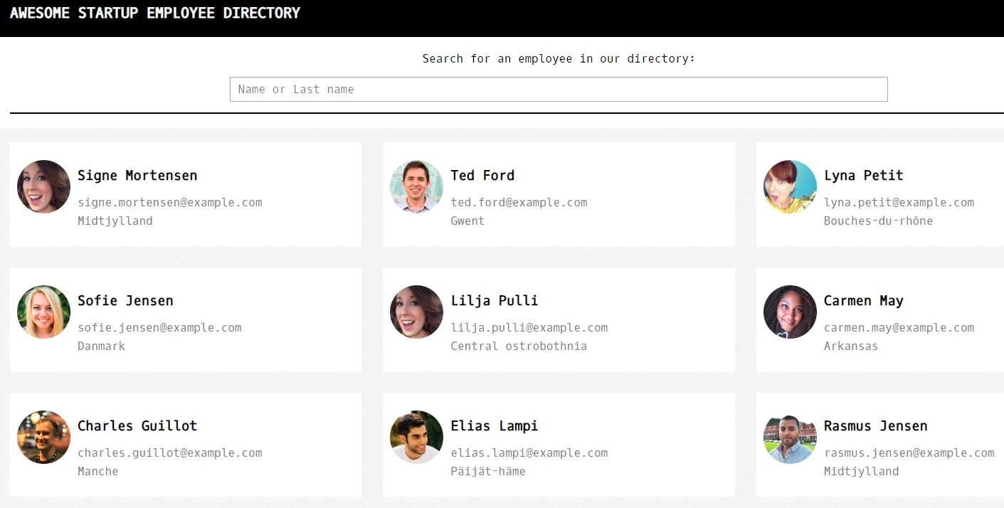 Directory Project