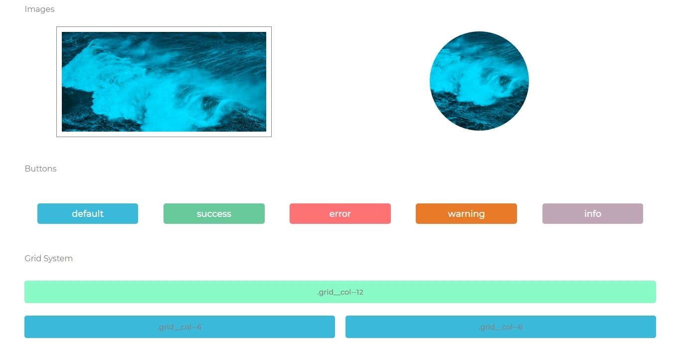 StyleGuide Framework Project